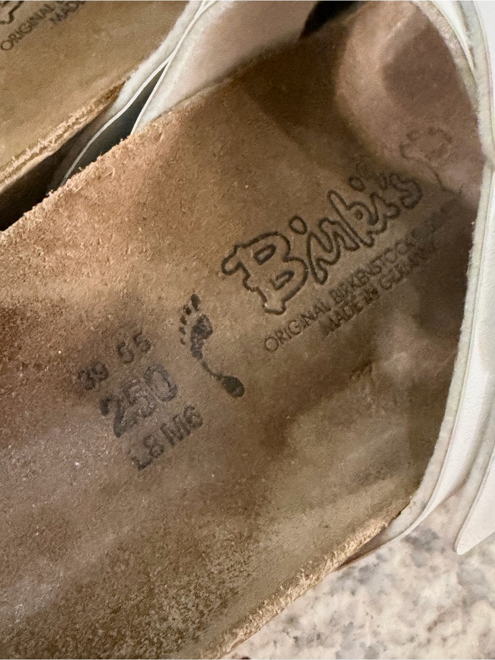 Birkenstock White Women's EU 39 US 8 Betula Leather Criss Cross Sandal S3 - Picture 7 of 7